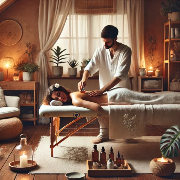 Aroma therapy Massage At Home 45 Min
