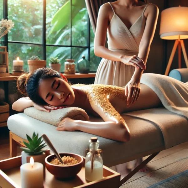 Body Scrub Massage At Home 45 Min - Image 3